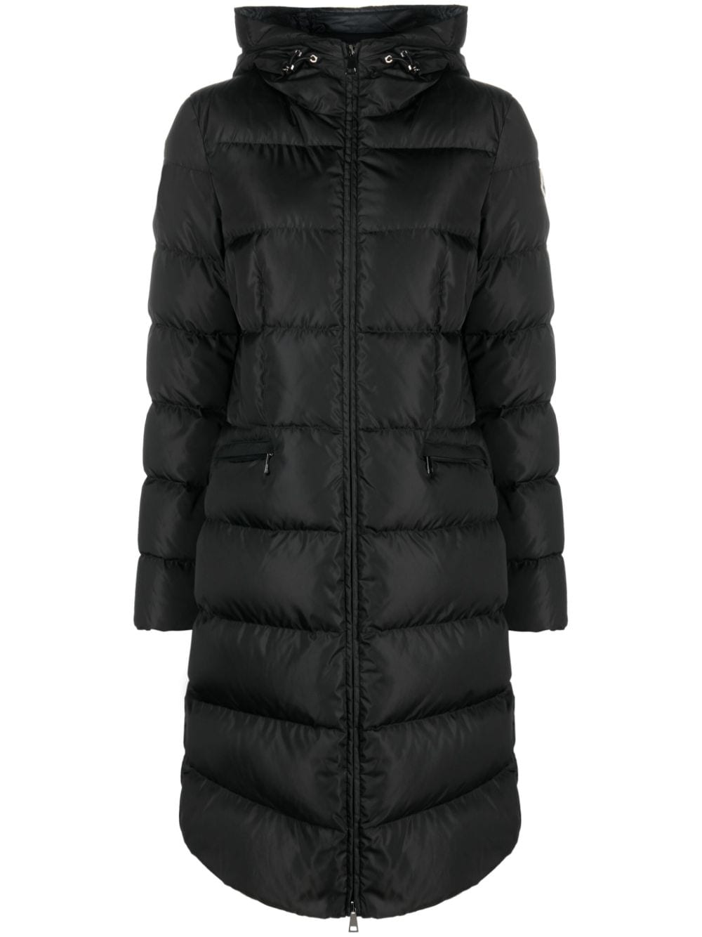 Moncler Jas met logopatch - Zwart