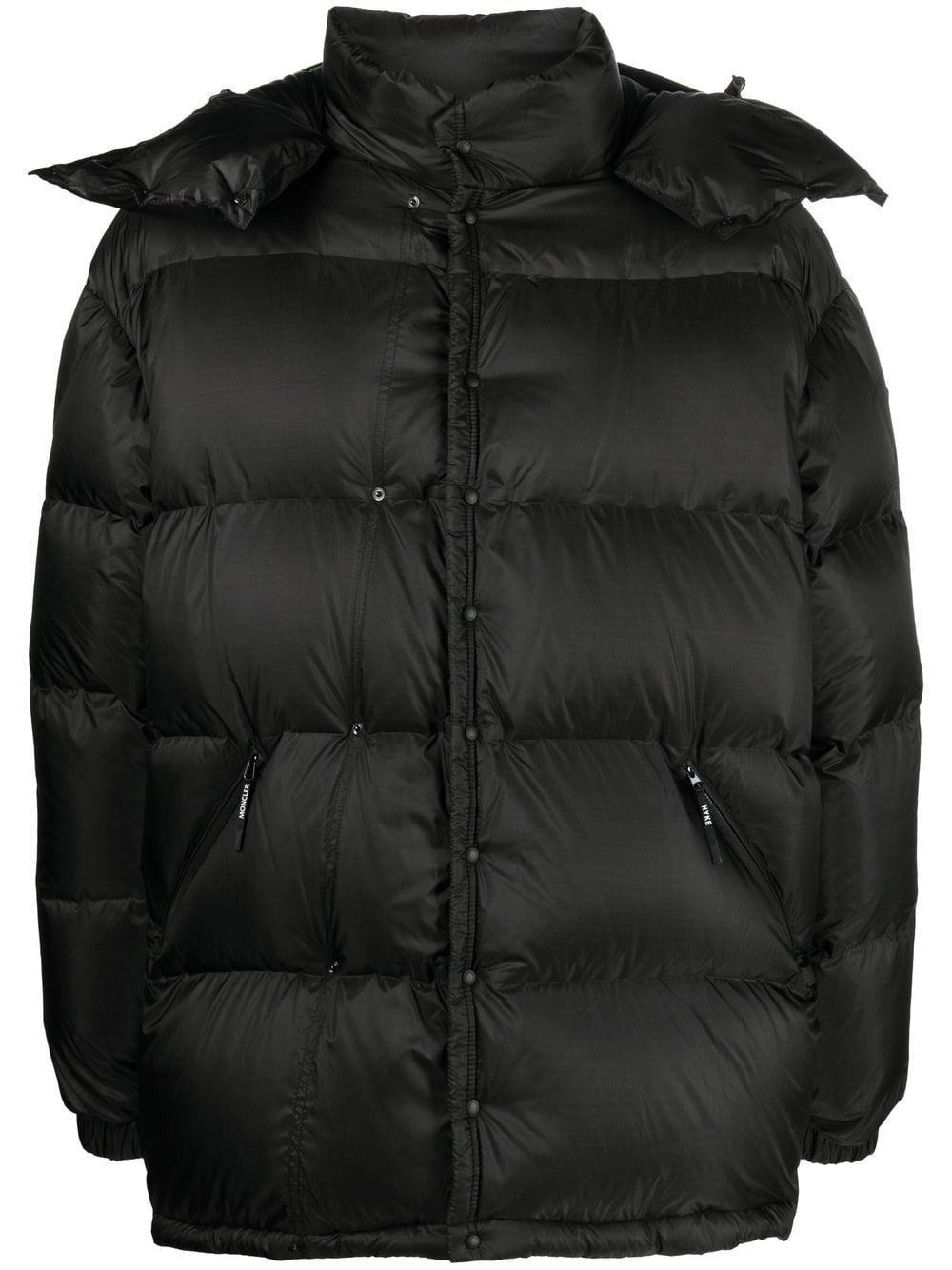 Moncler Jas met logopatch - Zwart