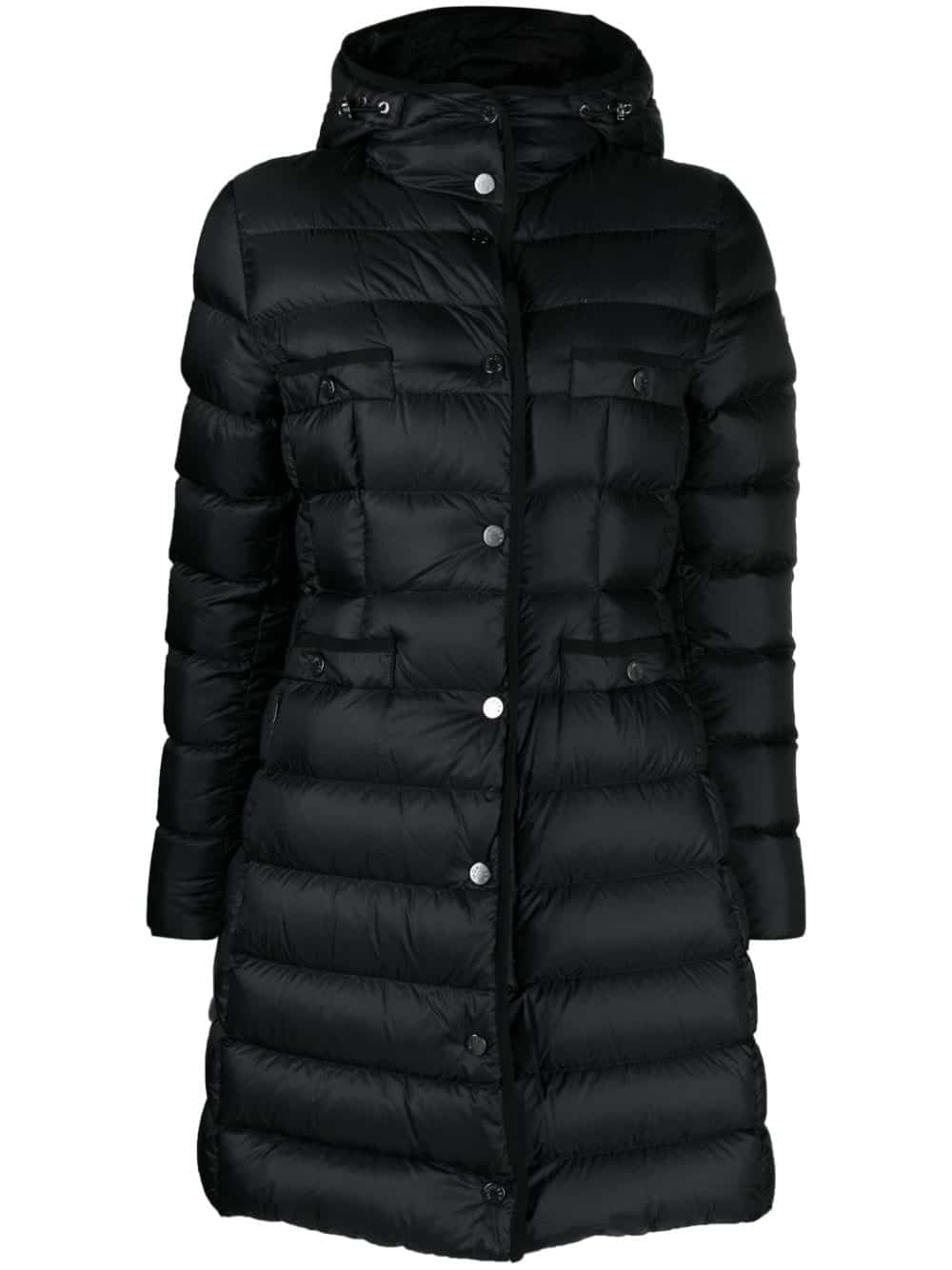 Moncler Jas met logopatch - Zwart