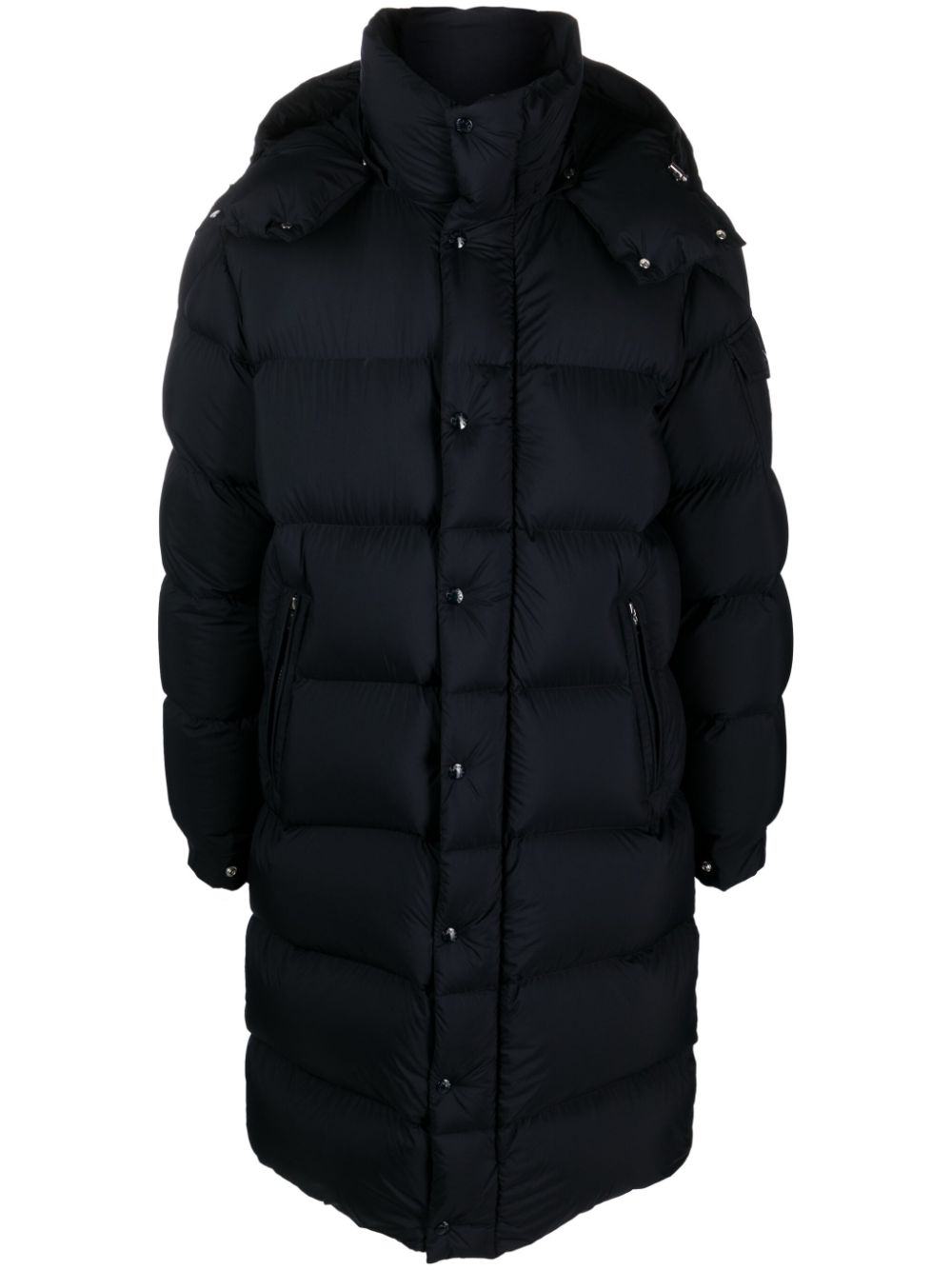 Moncler Jas met logopatch - Zwart