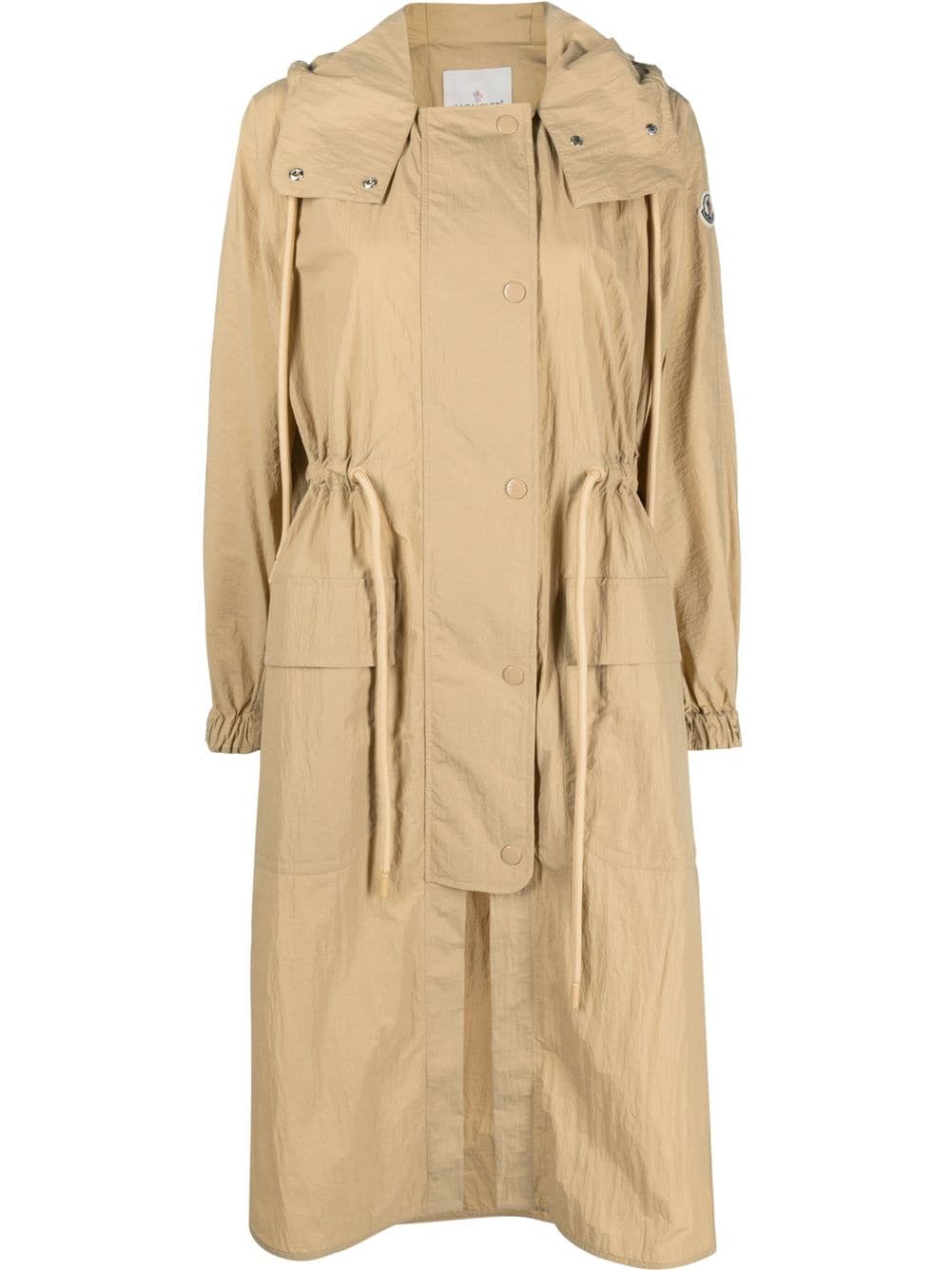 Moncler Jas met trekkoordtaille - Beige