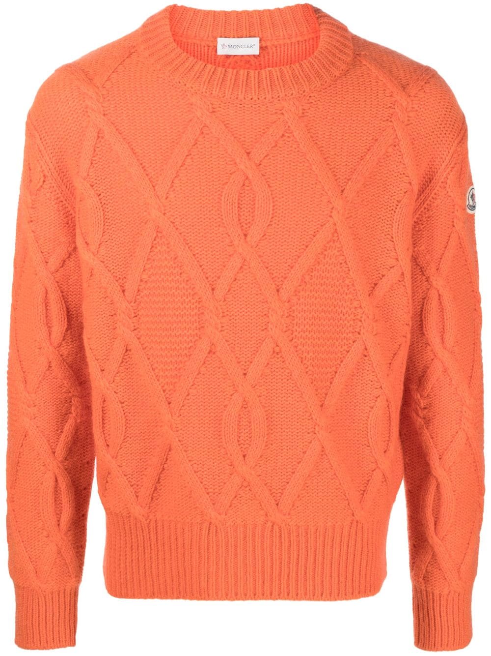 Moncler Trui met logopatch - Oranje