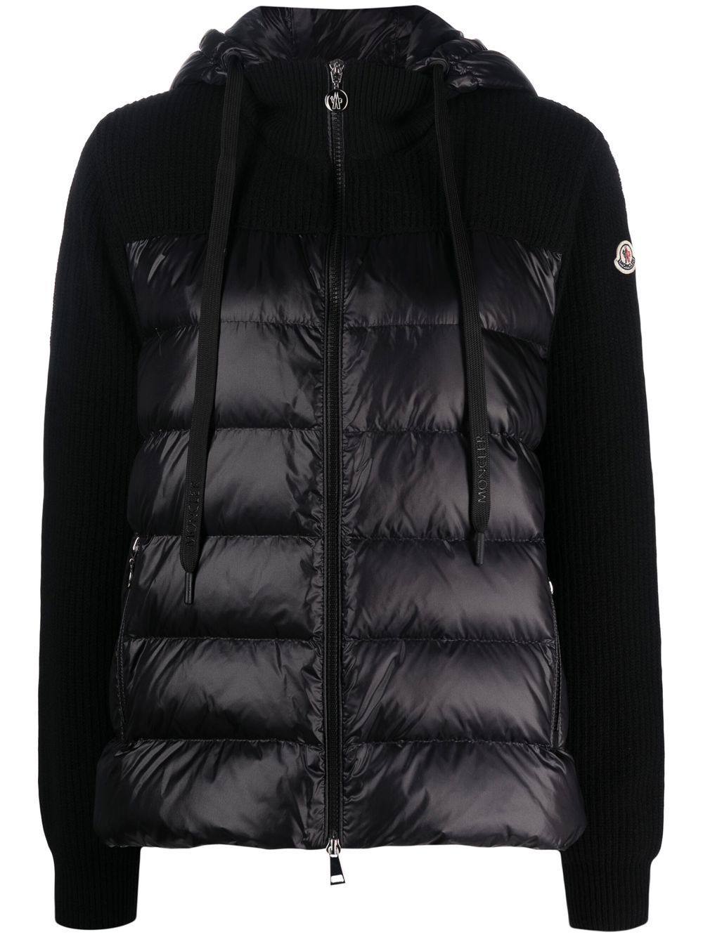 Moncler Vest met capuchon - Zwart