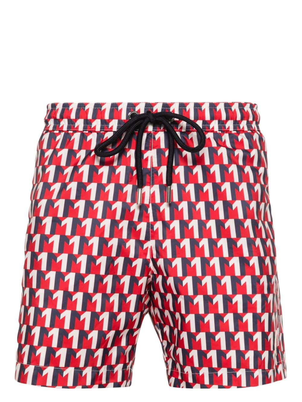 Moncler Zwembroek met geometrische print - Blauw