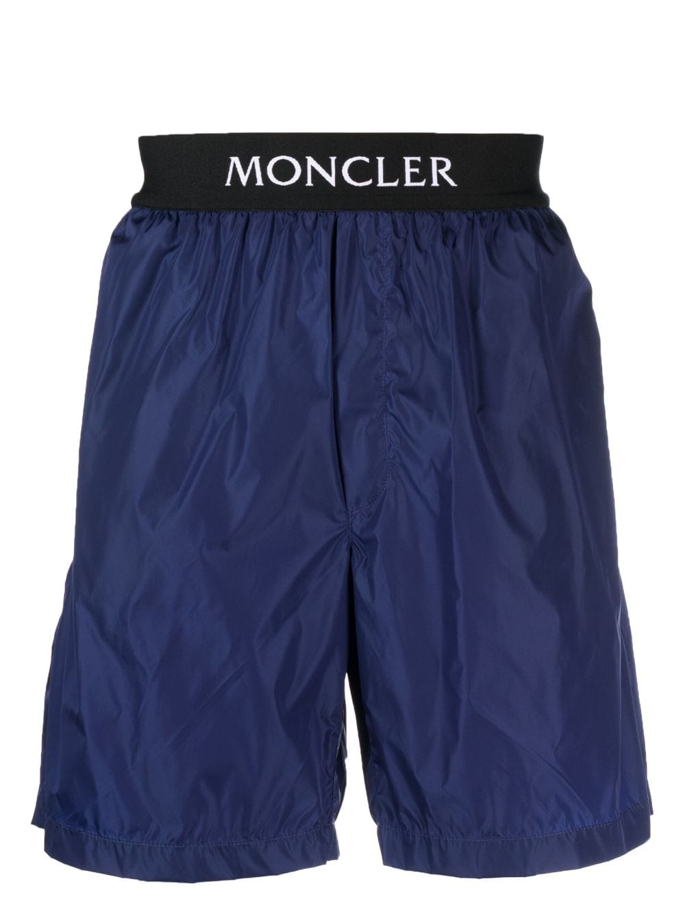 Moncler Zwembroek met logoband - Blauw