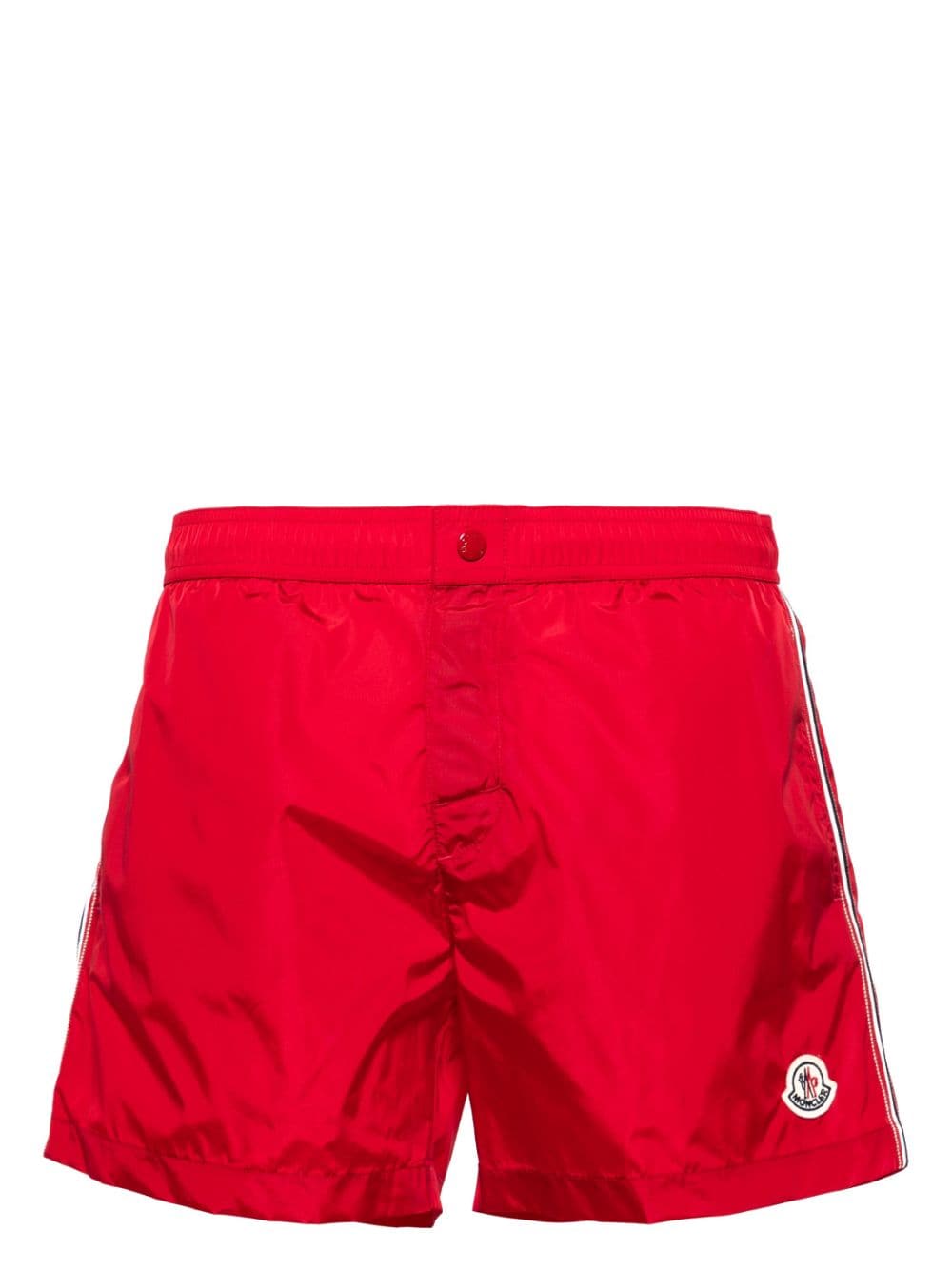 Moncler Zwembroek met logopatch - Rood