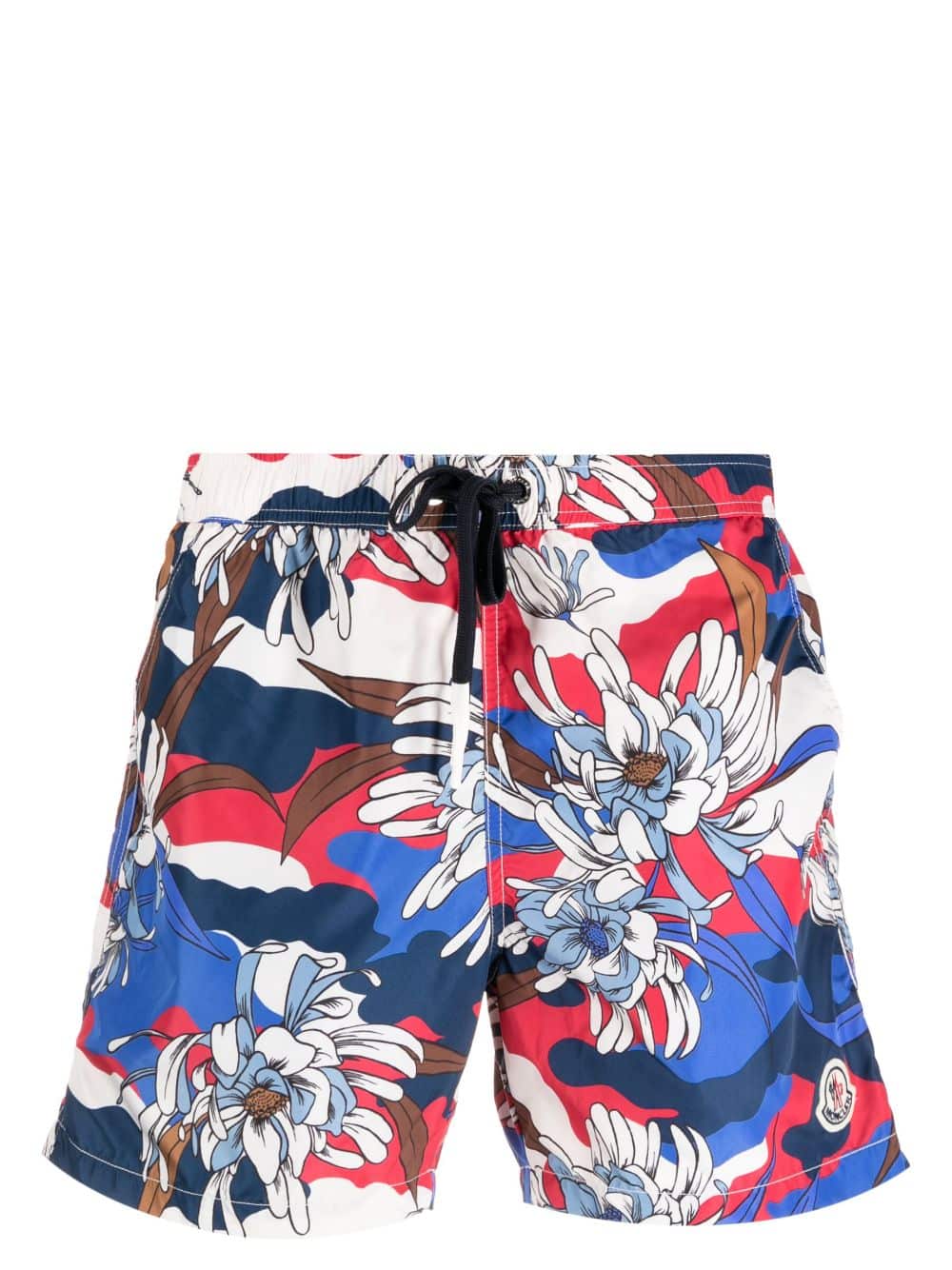 Moncler Zwembroek met print - Blauw