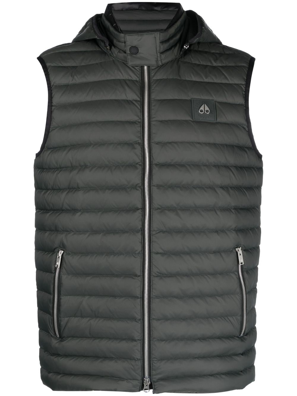 Moose Knuckles Bodywarmer met capuchon - Grijs