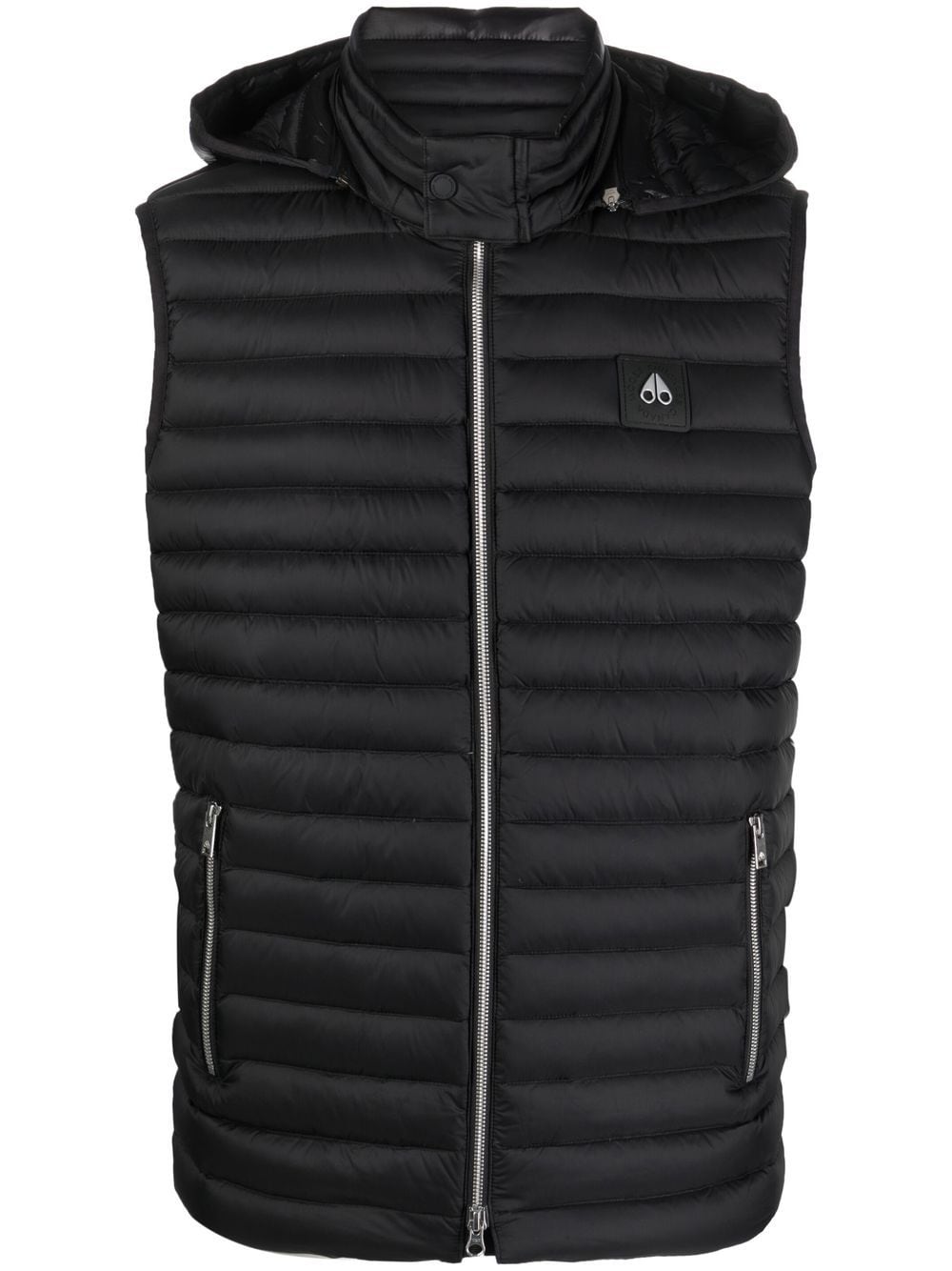 Moose Knuckles Bodywarmer met capuchon - Zwart