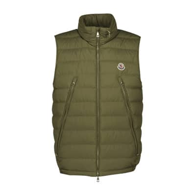 Mouwloze Albyt Vest Moncler , Green , Heren