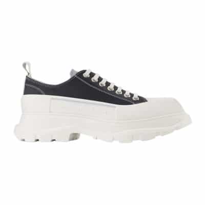 Multi Leren Tread Slick Sneakers Alexander McQueen , White , Heren