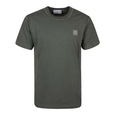 Musk T-Shirt Stone Island , Green , Heren