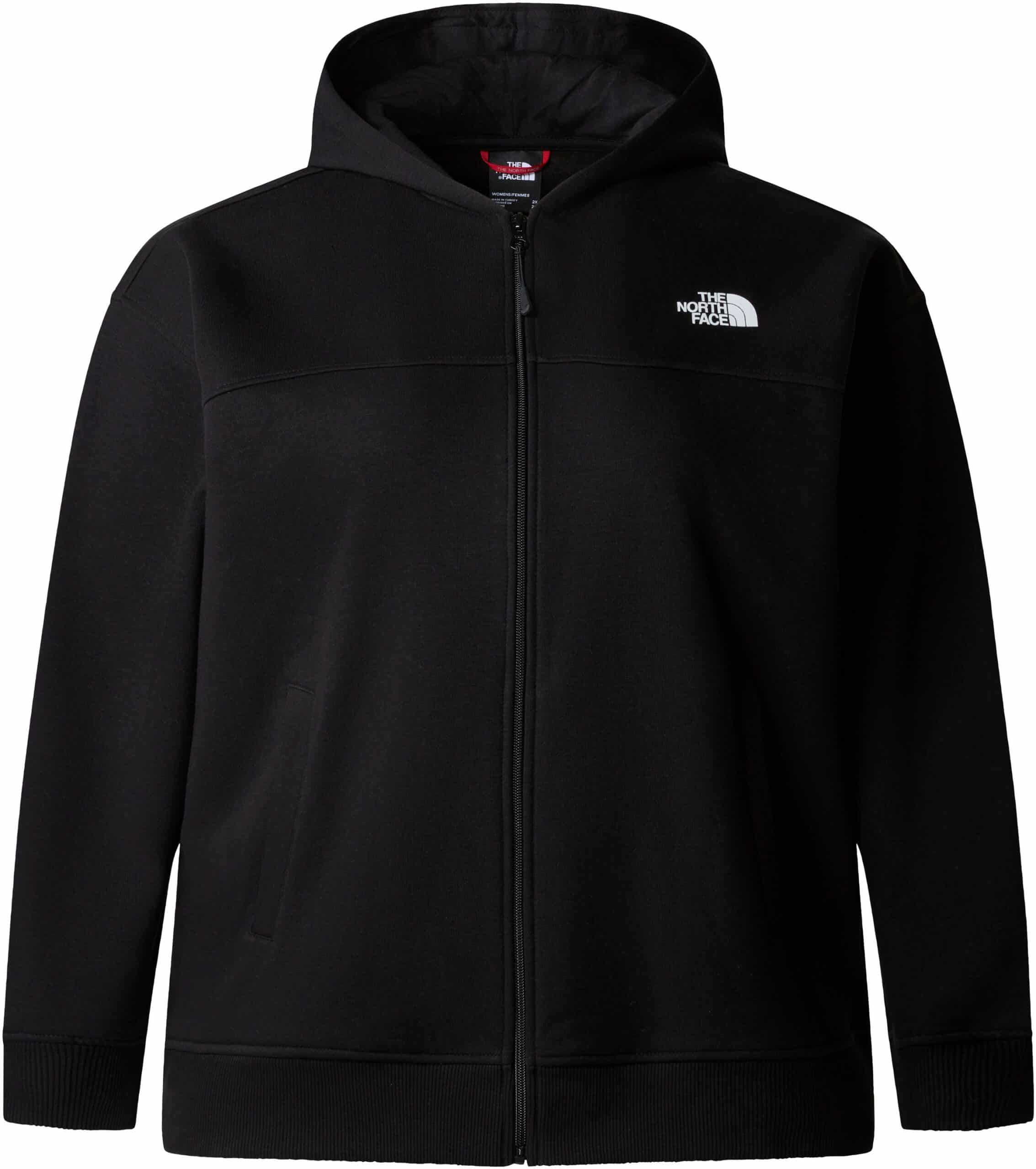 NU 20% KORTING: The North Face Capuchonsweatvest W PLUS ESSENTIAL FZ HOODIE