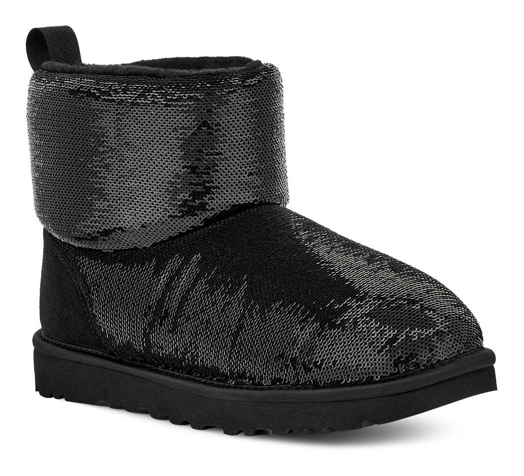 NU 20% KORTING: UGG Boots zonder sluiting CLASSIC MINI MIRROR BALL met glinsterende pailletten