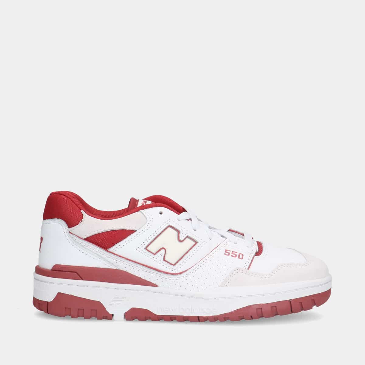 New Balance 550 White/Red sneakers