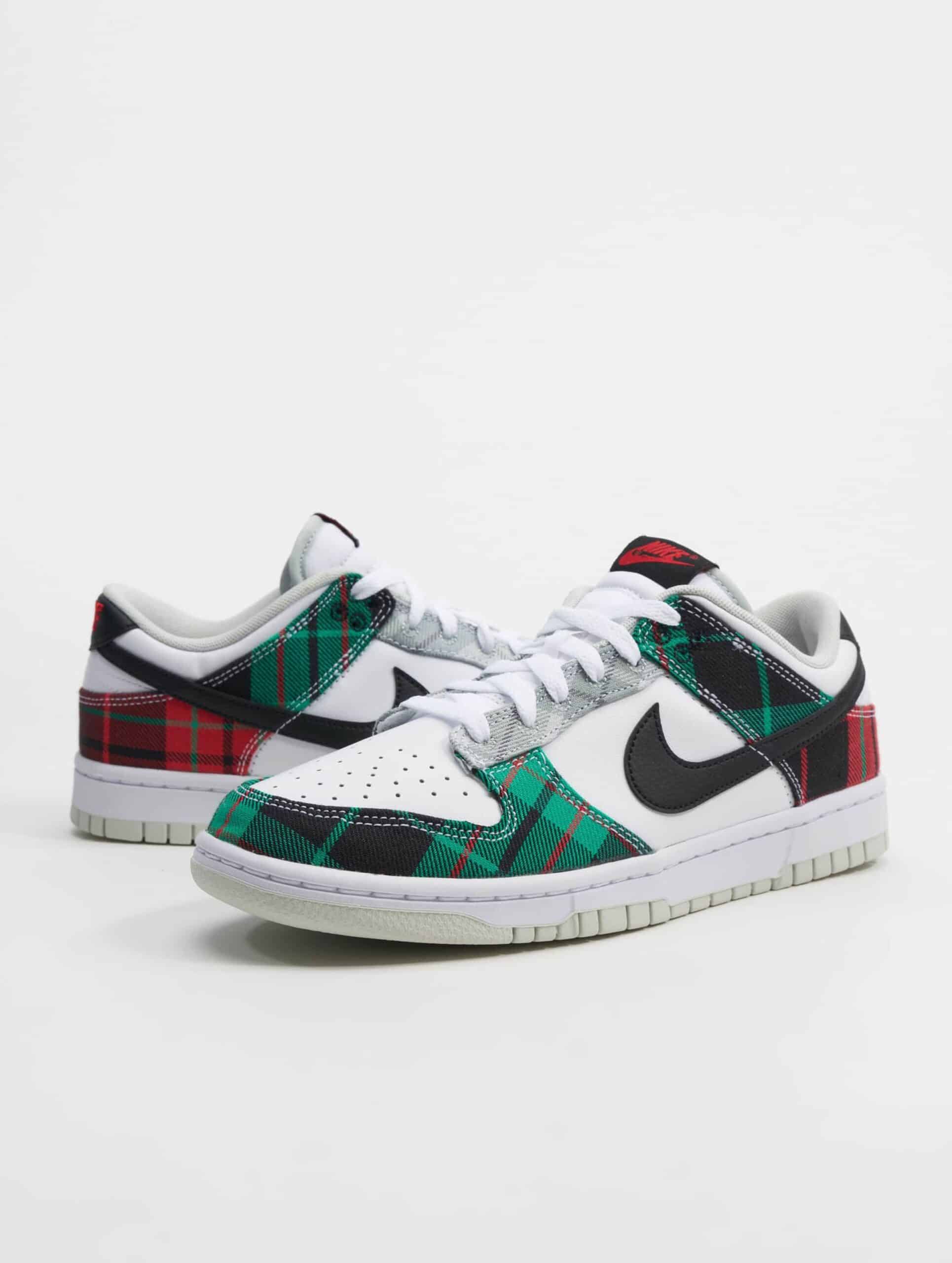 Nike Dunk Low Tartan Plaid Sneakers Männer,Unisex op kleur wit, Maat 46