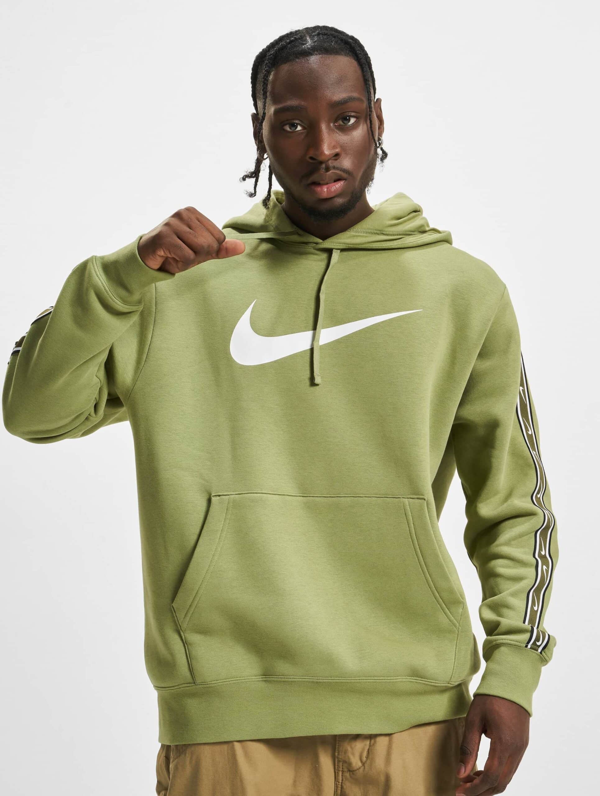 Nike Repeat Sw Flc Po Hood Bb Sweat Pants Mannen op kleur groen, Maat S