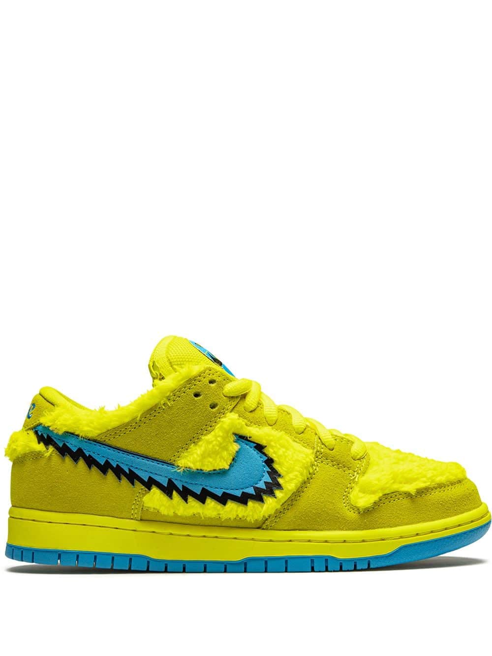 Nike x Grateful Dead SB Dunk low-top sneakers - Geel