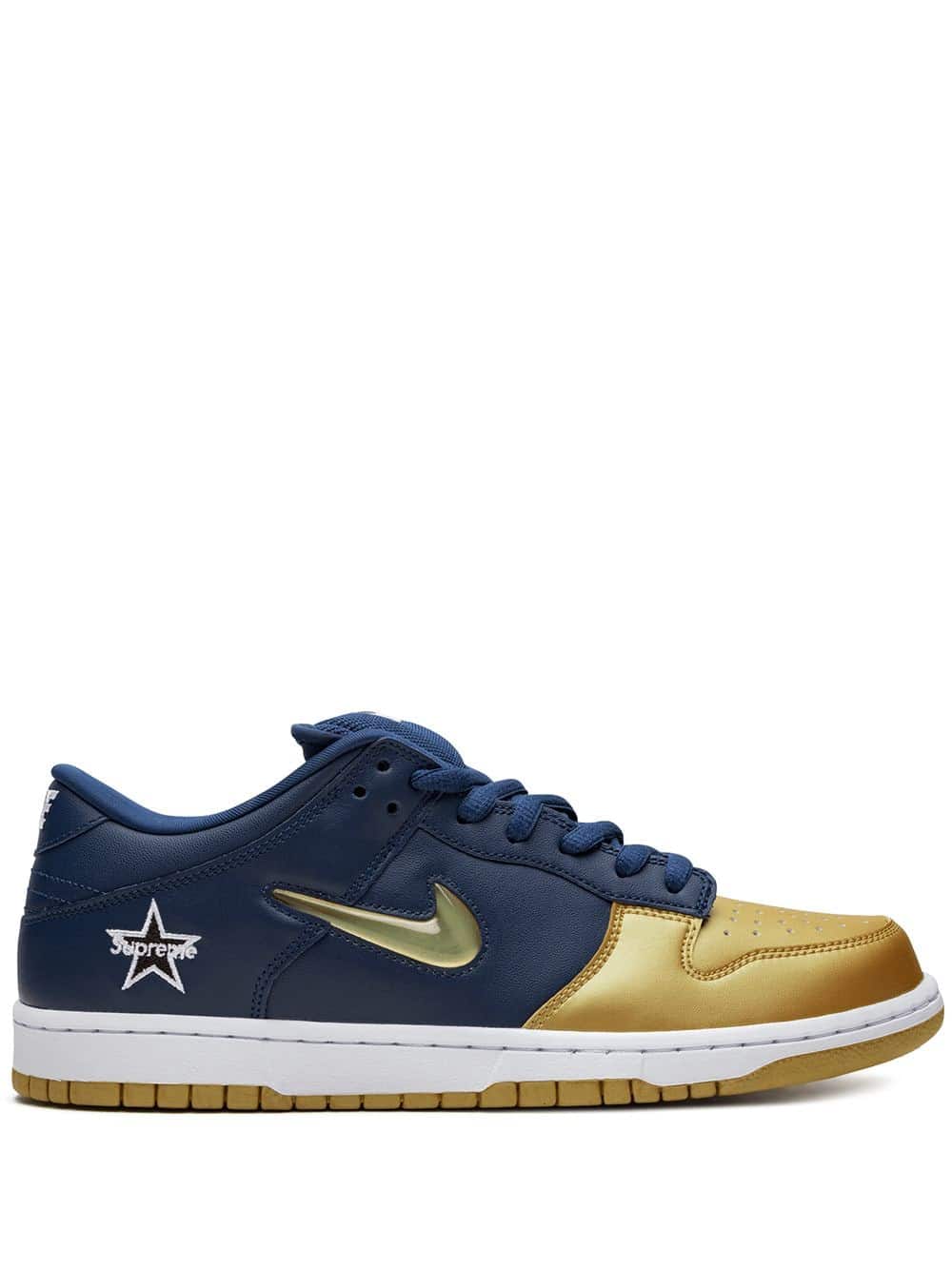 Nike x Supreme SB Dunk low-top sneakers - Goud