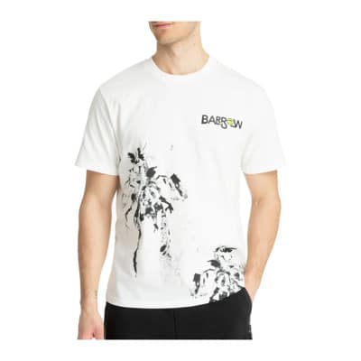 Off-White Jersey T-Shirt Unisex Barrow , White , Heren