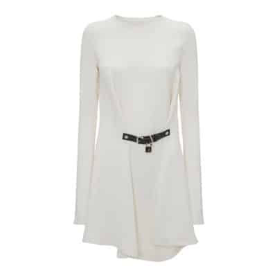 Off White Strap Wrap Jurk met Hangslot JW Anderson , White , Dames