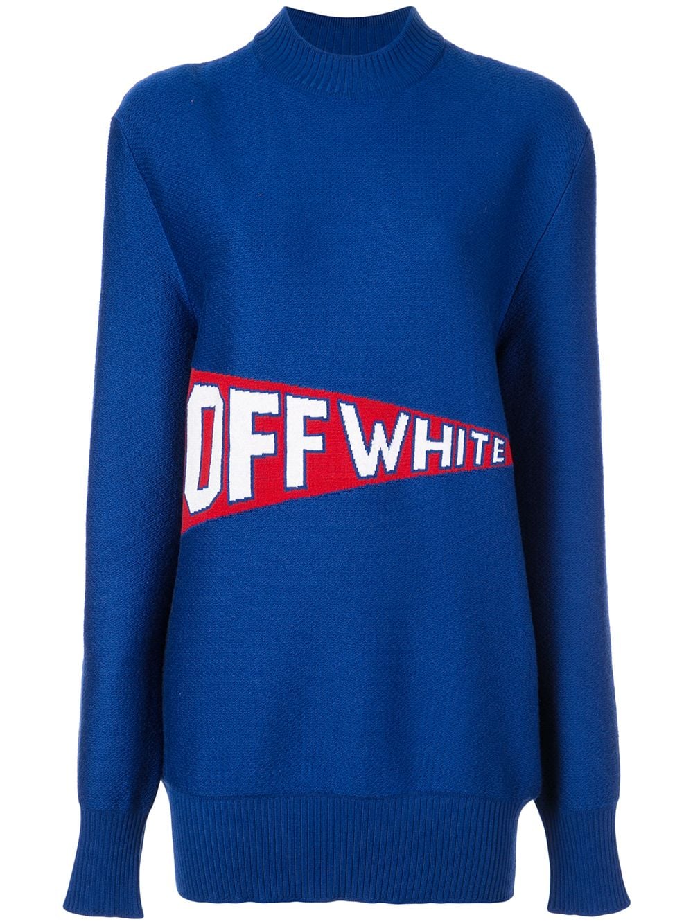 Off-White Trui met logo - Blauw