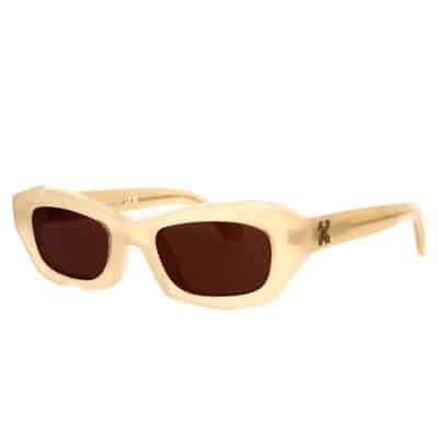 Off-White Venetië Cat Eye Zonnebril Off White , Brown , Unisex