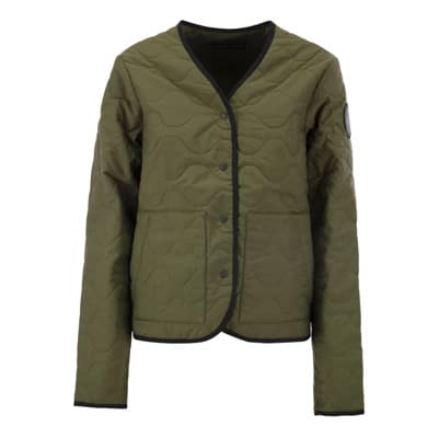 Omkeerbare Annex Liner Jas met Zwarte Badge Canada Goose , Green , Dames