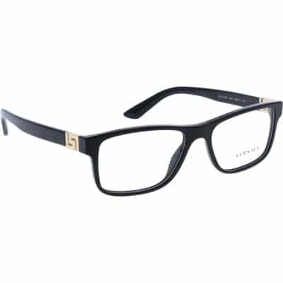 Originele Bril met 3-jarige Garantie Versace , Black , Unisex