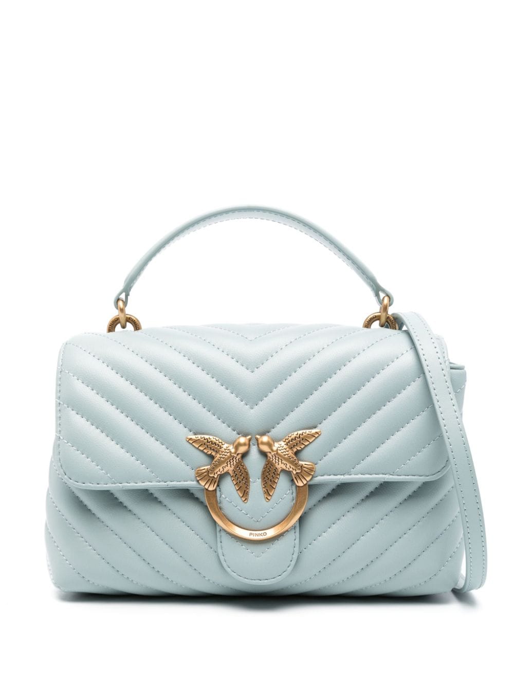 PINKO Lady Love tas met chevron streep - Blauw