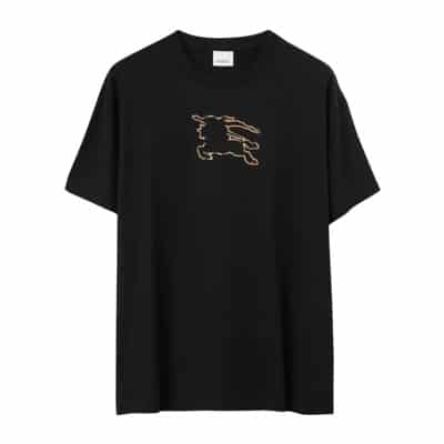 Padbury T-Shirt Burberry , Black , Heren