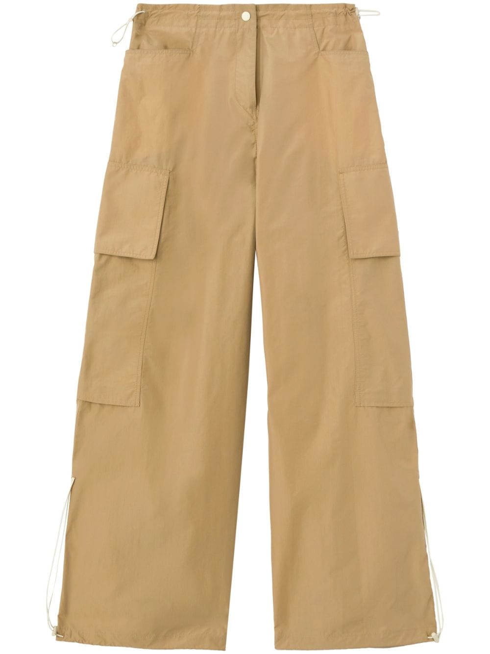 Palm Angels Broek met wijde pijpen - Beige