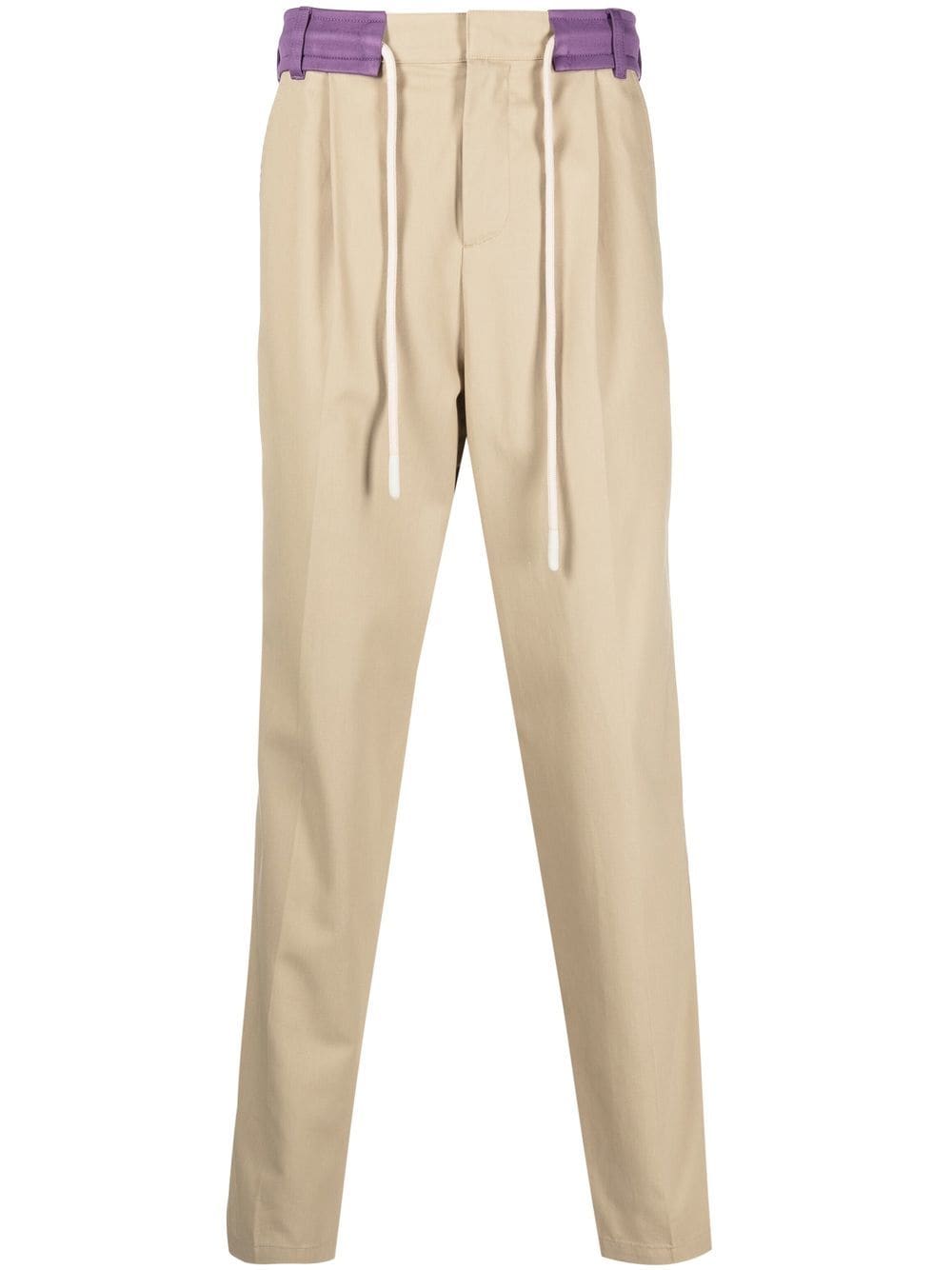 Palm Angels Broek met zijstreep - Beige