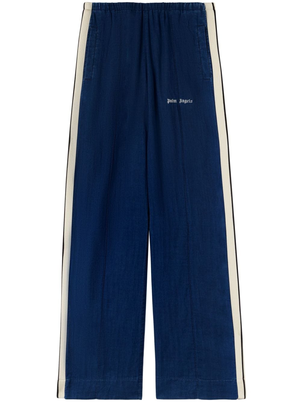 Palm Angels Broek met zijstreep - Blauw