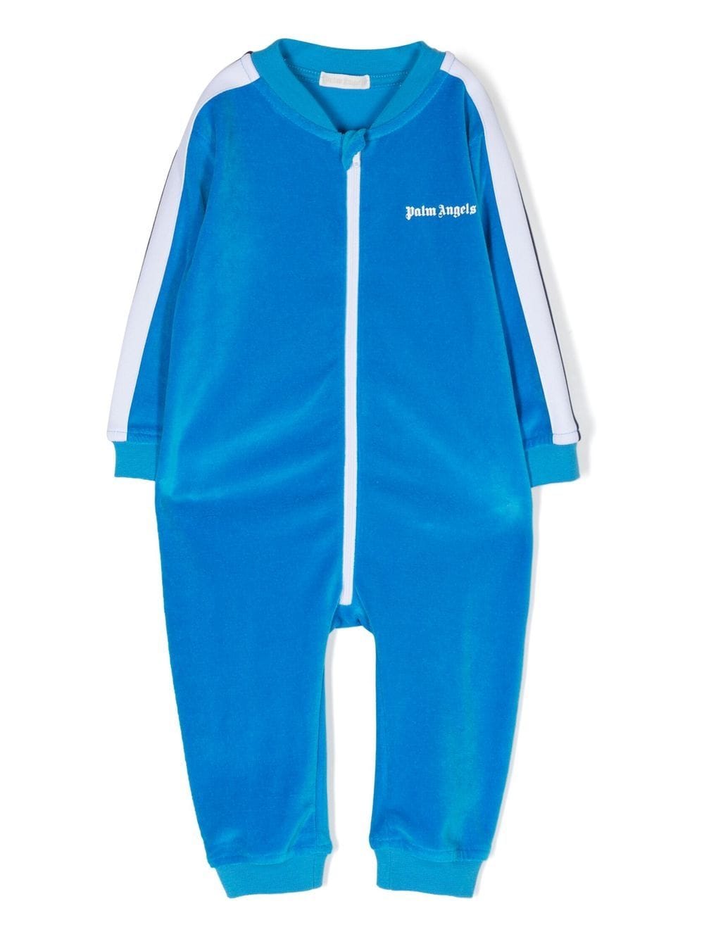 Palm Angels Kids Fluwelen trainingspak - Blauw