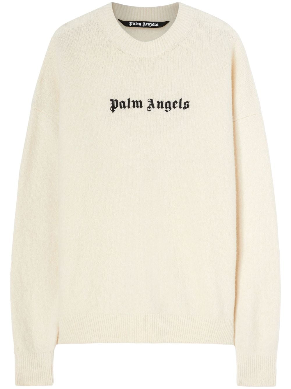 Palm Angels Trui met geborduurd logo - Wit