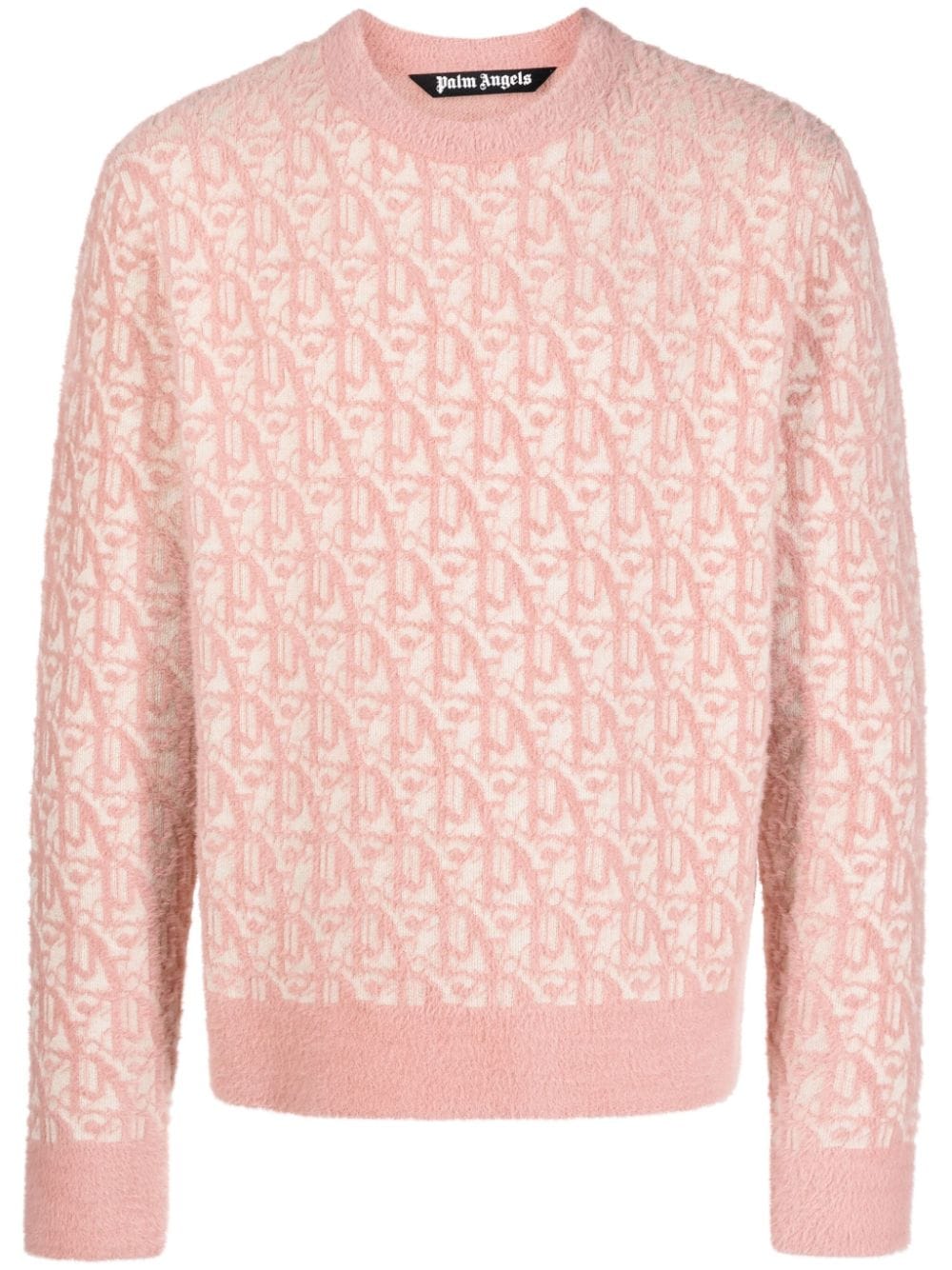 Palm Angels Trui met monogram-jacquard - Roze