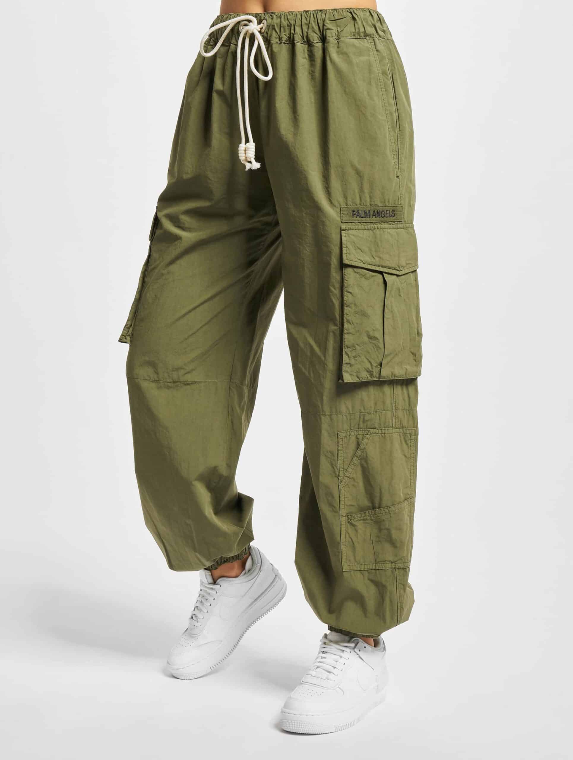 Palm Angels Ultralight Cargo Vrouwen op kleur groen, Maat 40