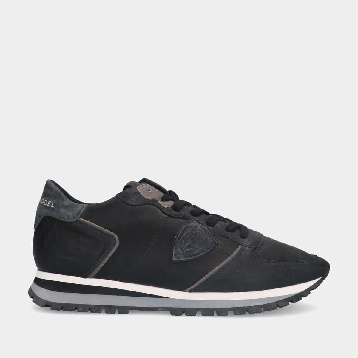 Philippe Model TRPX Low zwarte heren sneakers