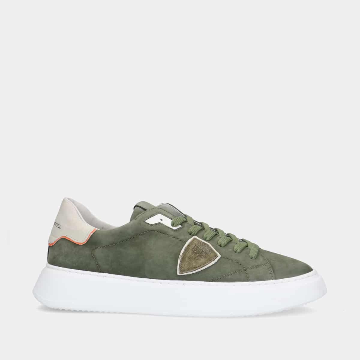 Philippe Model Temple Low Dark Green heren sneakers