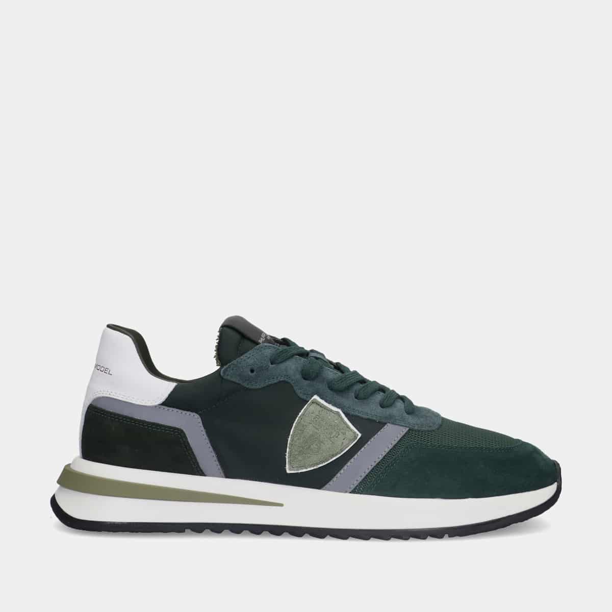 Philippe Model Tropez Dark Green Low heren sneakers