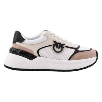 Platte hardloopschoenen Pinko , Beige , Dames