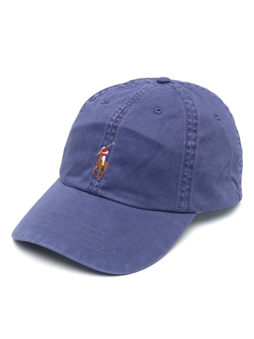 Polo Ralph Lauren Pet met geborduurd logo - Blauw