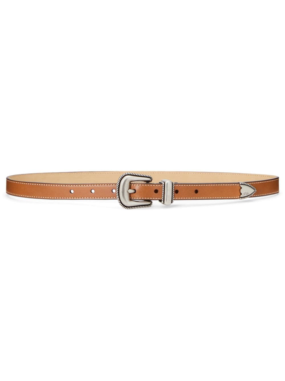 Polo Ralph Lauren Riem met contrasterende stiksels - Bruin