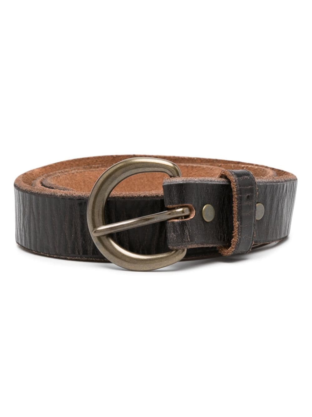 Polo Ralph Lauren Terrance leren riem - Bruin