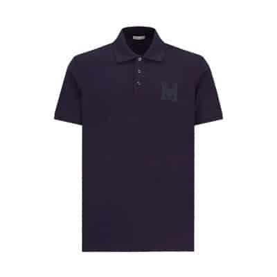 Polo Shirt - J1 091 8A00008 89A16 77X Moncler , Blue , Heren