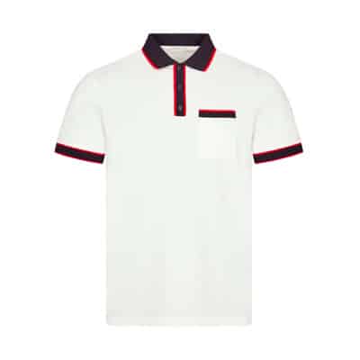 Polo Shirt - Model J1 091 Moncler , White , Heren