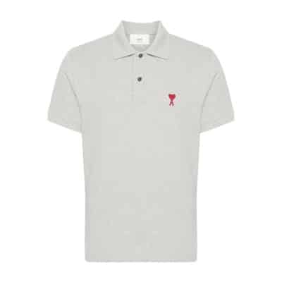 Polo Shirts Ami Paris , Gray , Heren