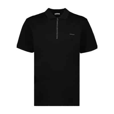 Polo Shirts Moncler , Black , Heren