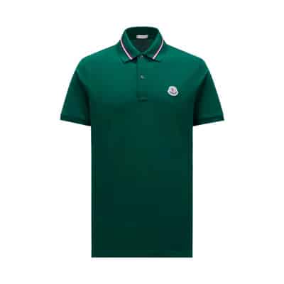 Polo Shirts Moncler , Green , Heren